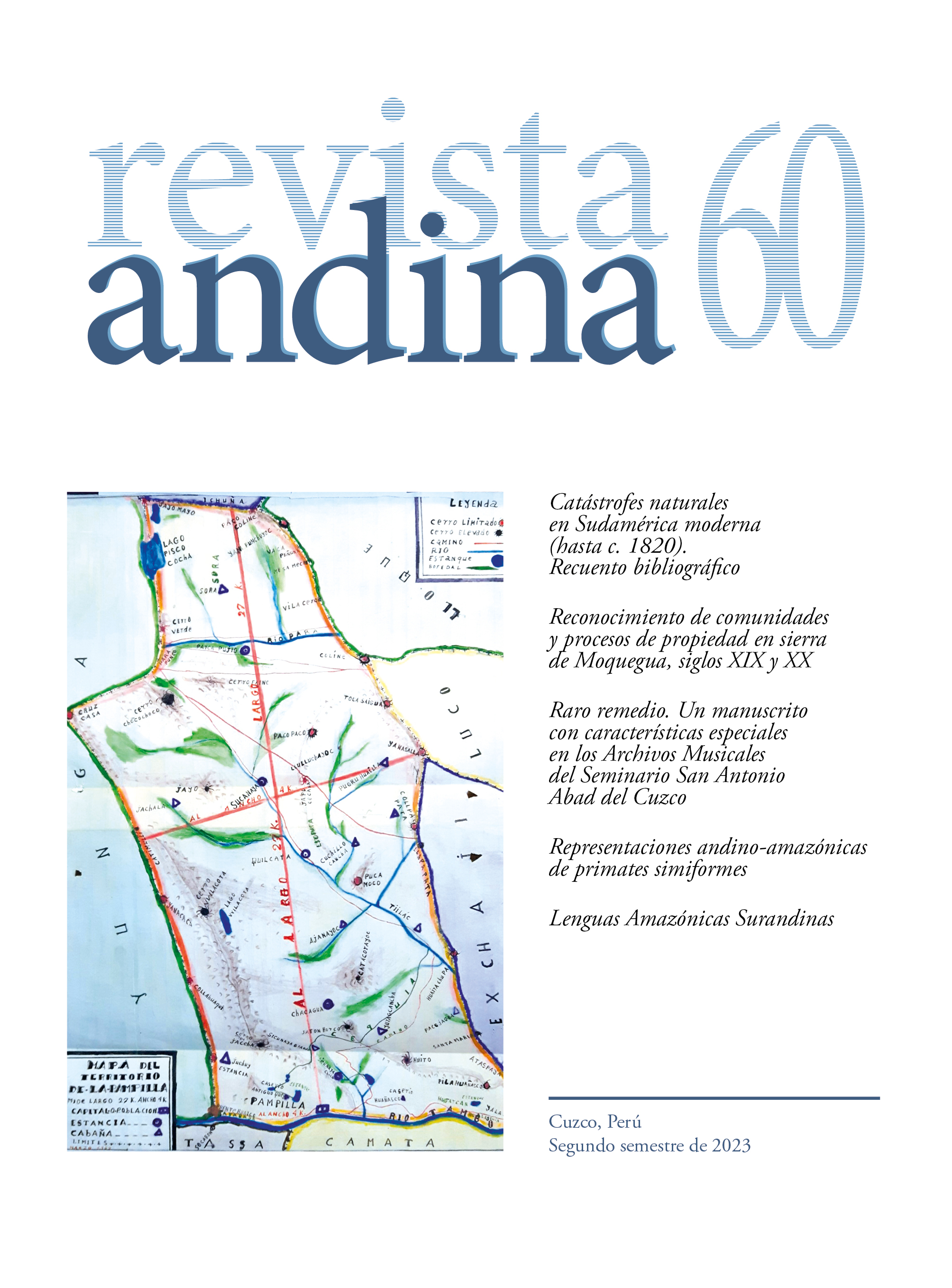 					Ver Núm. 60 (2023): Revista Andina Nº 60
				